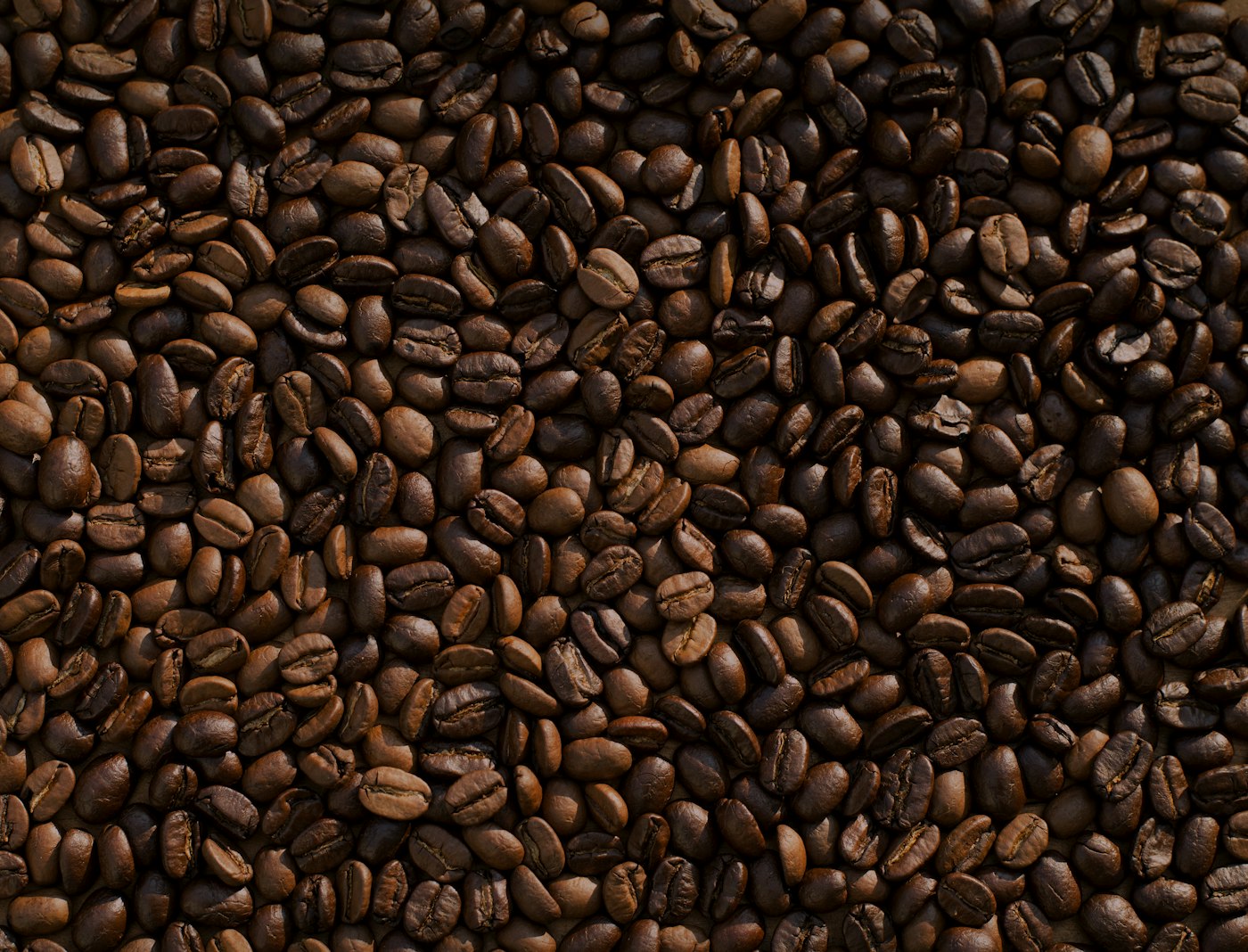 Whole roasted coffee beans from the ConnectionCafe.com house blend, Kiln Street No. 4